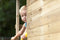 Swing King speelhuis Louise deLuxe 124x150x160 cm - Geïmpregneerd FSC hout