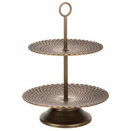 Middenstuk Alexandra House Living Gouden Ijzer 35 x 48 x 35 cm