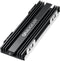 Graugear Heatsink Kit - M.2 SSD Koeling - Passieve Koeling - Zilver Zwart