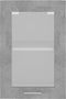 vidaXL - Hangkast - Lyon - 40x31x60 - cm - bewerkt - hout - betongrijs