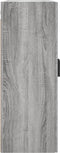 vidaXL - Hangkast - 69,5x34x90 - cm - grijs - sonoma - eikenkleurig