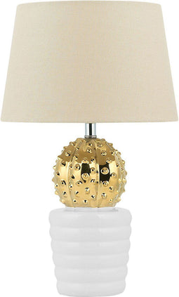 VELISE - Tafellamp - Wit - Keramiek