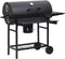 vidaXL Barbecuevat met wielen en schappen 115x85x95 cm staal zwart