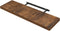 Woltu Wandplank - Zwevend - Vintage Bruin - 80 x 23 x 3,8 cm