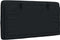 vidaXL - Hoofdbordkussen - 90 - cm - stof - zwart