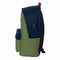 El Pulpo - Schoolrugzak - USB aansluiting - Marineblauw Kaki 31 x 44 x 18 cm
