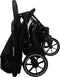 Deryan Rolo XL - Luxe Lichtgewicht Buggy - Veiligheidsharnas en grote zonnekap - Zwart