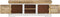 vidaXL - Tv-meubel - 110x30x40 - cm - massief - mangohout