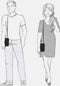 Leren Telefoontasje Zwart Malaga