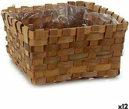 Bloempot Bruin Riet (24 x 13 x 24 cm) (12 Stuks)