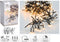 Clusterverlichting - 576 LED - 4m - Timer - Lichtfuncties - warm wit