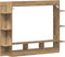 vidaXL - TV-kast - aan - de - muur - Artisan - Eiken - 152x22x113 - cm