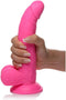 POP - Dildo with Balls - 7.5 / 19 cm