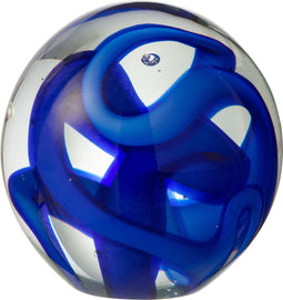 J-Line presse-papier Slinger - glas - blauw - large