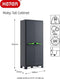 Keter Moby Hoge Kast - 4 planken - 80x44x182 cm - Antraciet