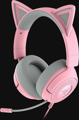 Razer Kraken Kitty V3 X - Hoofdtelefoon met Hoofdband - Ingebouwde microfoon - Roze