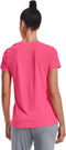 Under Armour Tech SSV - Dames Sportshirt - Sneldrogend - Cerise (M)