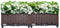 Feel Furniture Rotan Plantenbak – Ingebouwd Irrigatiesysteem – Model Gamma