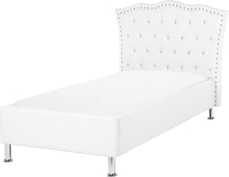 Beliani METZ - Kinderbed - Wit - Kunstleer