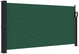 vidaXL - Windscherm - uittrekbaar - 100x500 - cm - donkergroen