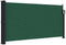 vidaXL - Windscherm - uittrekbaar - 100x500 - cm - donkergroen