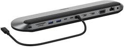 Belkin INC014BTSGY - USB-C Hub - 2x USB 3.2 Gen 2 - Zwart Grijs