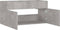 vidaXL - Wastafelkast - 90x38,5x46 - cm - bewerkt - hout - betongrijs