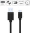 Unitek Y-C435GBK - USB A naar Micro-USB B Kabel - 3 m - Zwart