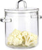 Vivalto Kookpan met deksel - borosilicaat glas - 2.2 L - D19 x H21 cm - transparant