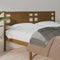 vidaXL - Hoofdbord - 126x4x100 - cm - massief - grenenhout - honingbruin