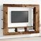 vidaXL - TV - Kast - Muurbevestigd - Oud - Hout - 152x22x113 - cm