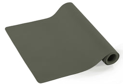ZICZAC - Tafelloper TOGO - Kunstleder - dubbelzijdig, makkelijk schoon te maken, antislip - - 45x145 cm - Grijs