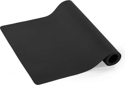 ZICZAC - Tafelloper TOGO - Kunstleder - dubbelzijdig, makkelijk schoon te maken, antislip - - 45x145 cm - Zwart
