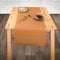 ZICZAC - Tafelloper TOGO - Kunstleder - dubbelzijdig, makkelijk schoon te maken, antislip - - 45x145 cm - Camel