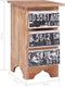 vidaXL - Nachtkastje - 30x30x51 - cm - massief - mahoniehout