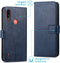 imoshion Hoesje Geschikt voor Motorola Moto E7i Power Hoesje Met Pasjeshouder - imoshion Luxe Bookcase - Donkerblauw