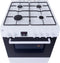 Etna FGV561WIT - Gas/Electro Fornuis - 4 Kookzones 65L Oven - Wit