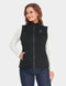 Verwarmde Fleece Bodywarmer – Zwart – Slim Fit - Inclusief Powerbank - Maat XL