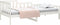vidaXL - Slaapbank - zonder - matras - 90x190 - cm - massief - grenenhout - wit