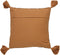 Dutch Decor NINO - Sierkussen van katoen 45x45 cm Tobacco Brown - bruin - Inclusief binnenkussen