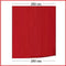 Zijwand Easy Up 2,5 mtr Dicht kleur Rood