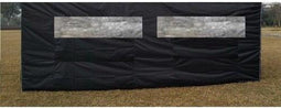 Zijwandenset voor Partytent Easy Up 3 x 6 meter in Zwart