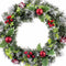Christmas Kerstkroon Rood Multicolour Plastic 40 Cm