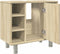 vidaXL - Badkamerkast - 60x32x53,5 - cm - spaanplaat - sonoma - eikenkleurig