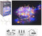 Zilverdraad - cluster - 240LED - multicolor