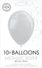 Zilveren ballonnen metallic | 10 stuks