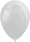 Zilveren ballonnen metallic | 10 stuks