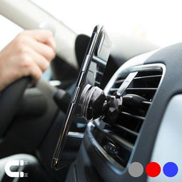 Zilverkleurige Magnetische Mobiele Telefoonhouder voor in Auto