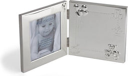 Zilverstad - Fotolijst Happy Baby 10x10 cm verzilverd