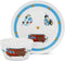 Zilverstad - Kinderservies Hulpdiensten 5-delig porselein/RVS (kinderbestek + servies)